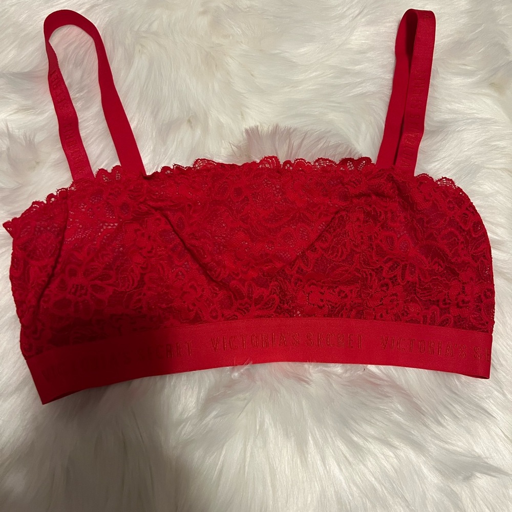 VS red Lace bralette